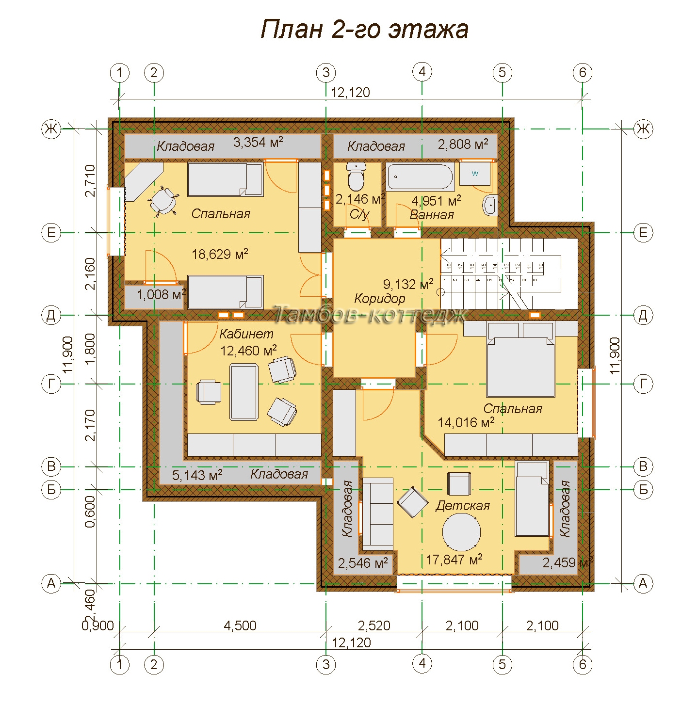 Проект дома площадью 195 м2, фото, описание - заказать в Тамбове